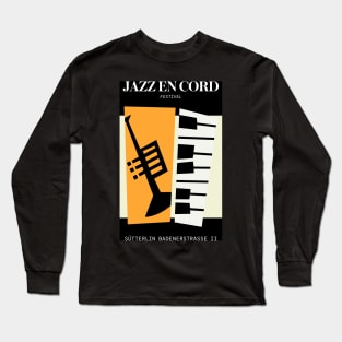 Jazz | Bauhaus Poster II Long Sleeve T-Shirt